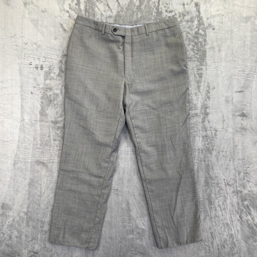 Tommy Hilfiger Worsted Wool Formal Pants Dress Pants Men's Size 38x30‎ Gray